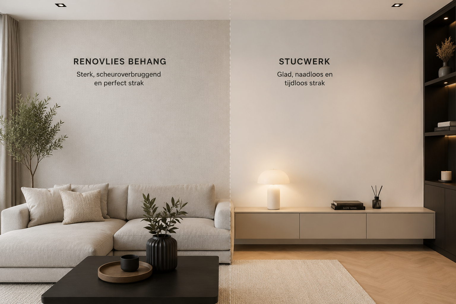 Renovlies behang of stucwerk: wat is de beste keuze voor jouw woning?